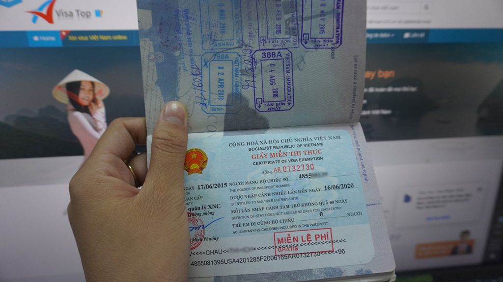 5 Year Visa Exemption For Vietnam Vietnam Visa Vietnam Entry Permit 