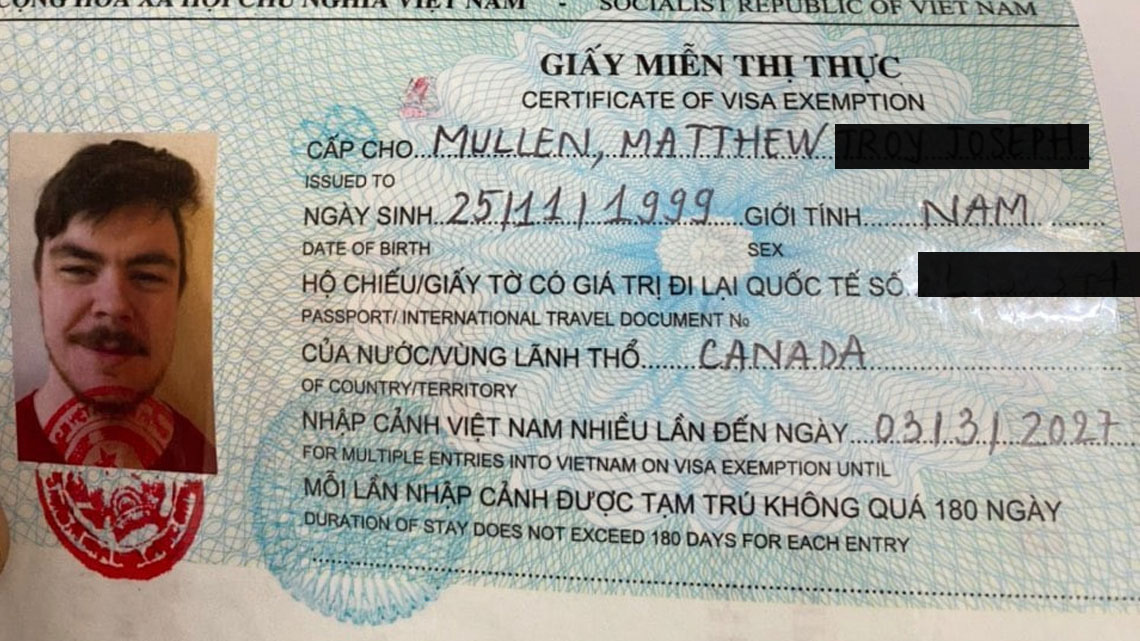 5 Year Visa Exemption For Vietnam Vietnam Visa Vietnam Entry Permit Requirements And How To 1762